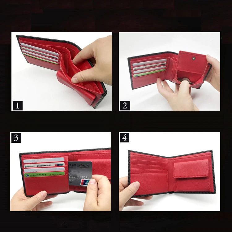 Cartera de cuero personalizada