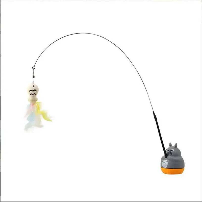 Juguete de alambre con pluma